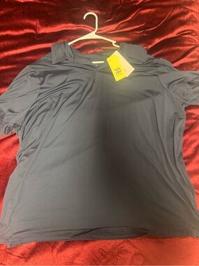 all in motion Men's Navy Polo Performance Shirt